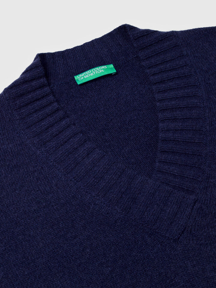 V NECK SWEATER L/S Women image number 7